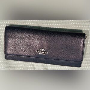 Coach trifold wallet